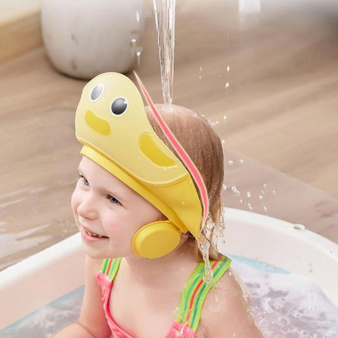 Generic Baby Bath Hat - Toddler Hair Wash Shield, Babies Bath Visor | Waterproof Shampoo Cap, Baby Bathing Cap, infantt