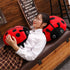 Cute Plush Toy Soft Ladybug Pillow Cushion - Novelty Gift for Children, Red, 65cm/25inch