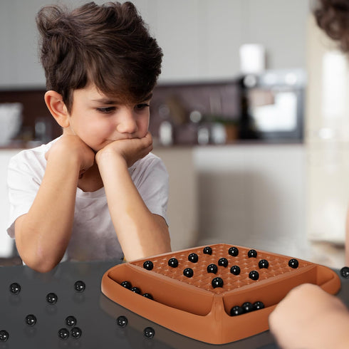 Magnetic Chess Game, Board Games for Kids & Adults, Ideal Family Game Night, Magnetic Chess Set for 2-4 Players