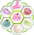15 Pack Two-Toned Butter Slime Kit for Girls, Super Soft Non-Sticky Toy, DIY Educational Slime Toys