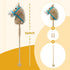 36 Inches(AA HollyHOME Stick Horse Plush Handcrafted Hobby Horse on a Stick with Wood Wheels Real Pony Neighing