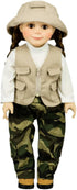 The Queen's Treasures 18 Inch Doll Clothes & Accessories, 4 Pc Fishing Outfit with Pants, Hat, Vest & Shirt