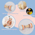 Hand-Painted Wooden Maracas for Kids - Musical Rattles for Toddlers