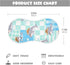 tplaotee 22x11in Cartoon Dolphin Green Blue Cute Cotton burping Cloths for Babies Good Absorbent? Baby wash Cloth
