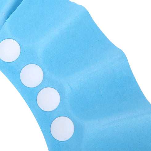 Srliya Baby Shower Shampoo Bath Cover Soft Adjustable Visor Hat for Toddlers Silicone Hair Sun Ear for Kids (Blue)