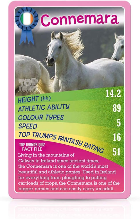 Top Trumps Horses, Ponies, and Unicorns Classic Card Game, Educational Facts for Boys and Girls Aged 4+