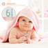 Baby Teething Toys - Silicone Baby Teether Chew Toys, Freezer Safe BPA Free, Rose Quartz/Lite Green