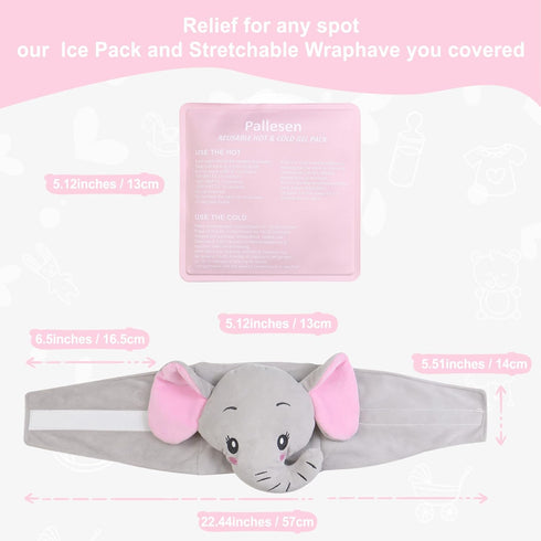 Tummy Upset Pallesen Colic Baby Relief,Gas Relief for Infants,Baby Colic Heated Wrap,Baby Swaddling Belt for Colic