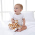 Apricot Lamb Luxury Snuggle Plush Cute Giraffe Infant Stuffed Animals Security Blanket, Yellow Giraffe, 14 Inches