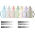 7-Pack 4oz 2 PandaEar Reusable Silicone Baby Food Pouches with Handles, Refillable Squeeze Pouches for Toddlers
