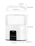 24H Double Baby Bottle Warmer Constant Mode for All Bottles, Breastmilk Baby Milk Heater, Heating Baby Food, Formula