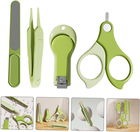 Set Trimmer Nail Clipper with Nail and Filer for Newborns and Infants Portable for Travel and Daily Grooming