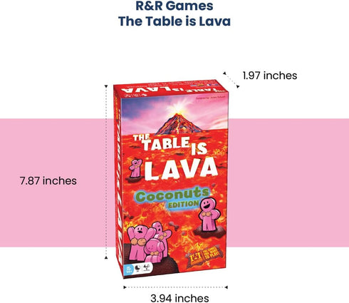 R&R Games The Table is Lava - Coconuts Edition, Expansion Set
