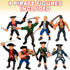 ArtCreativity Pirate Action Figures Playset, Set of 8 Plastic Pirates Figures in Assorted Poses, Toys for Kids