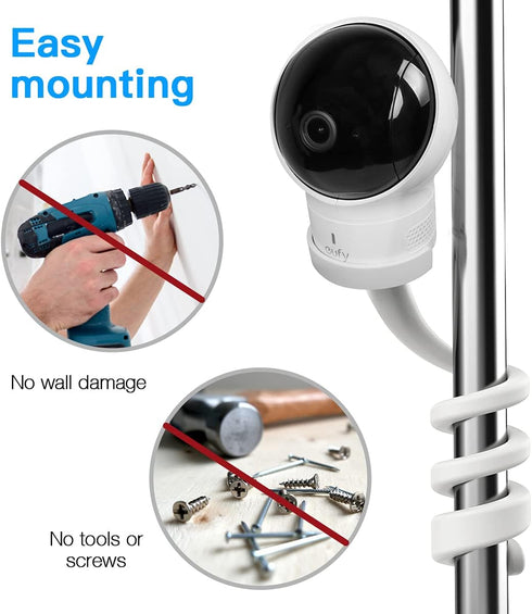 Baby Monitor Mount (Without Clip) for Eufy Spaceview/Spaceview Pro/Spaceview S Baby Camera