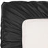 Pro Goleem Satin Soft Crib Sheet, Silky Baby Sheet for Sensitive Hair, Black 52’’x28’’x8’’, Unisex Fitted Sheet