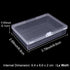 24PCS Plastic Playing Card Case Holder, Clear Storage Box for Standard Size Poker Cards, Snaps Closed (NO Cards)