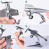 PH27 MagicTech Solar Panel Power Airplane Propeller Car Ornaments Kirksite Material Decoration Science Educational Toy