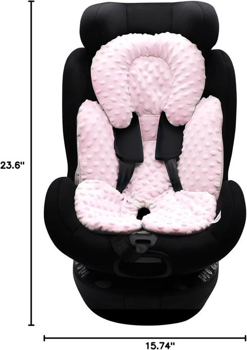 2-in-1 KAKIBLIN Infant Car Seat Insert, Carseat Head Insert & Body Support for Newborn, Reversible Newborn Car Seat