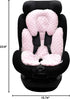 2-in-1 KAKIBLIN Infant Car Seat Insert, Carseat Head Insert & Body Support for Newborn, Reversible Newborn Car Seat