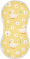 decor gift Cotton Burp Cloths Easy Care Cute Animal Mallard Daisy Pastel Yellow spit