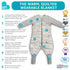 (6-12 3.5TOG Love to Dream Extra Warm Baby Sleep Suit Mo), Super Soft Temp Regulating Sleeping Sack, Warm Wearable