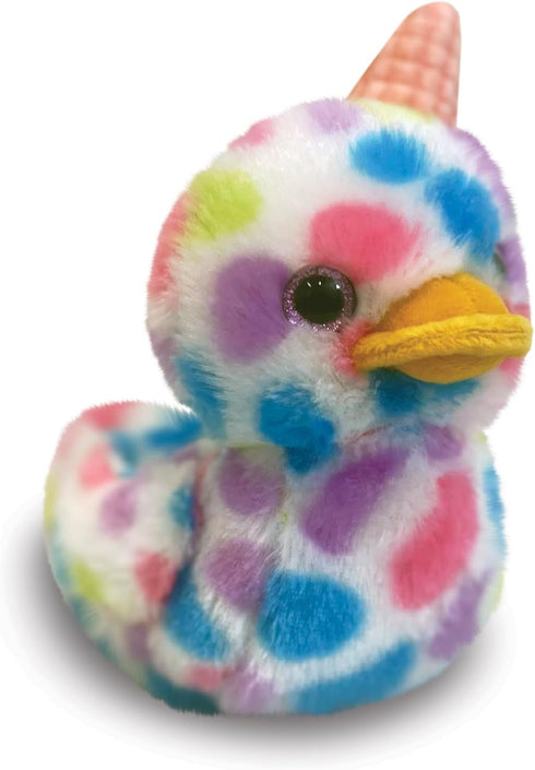 World's Softest Plush Duckees - 7" Plush Duckee - Creamy Ice Cream