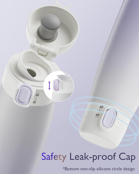 5 12 Portable Bottle Warmer for Breastmilk: Baby Milk Warmer with Smart Touch LED Temperature Control | Food-Grade