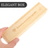 SUPVOX Wooden Pregnancy Test Keepsake Box with Lid for Newborn Announcement Multipurpose Memory Storage Organizer