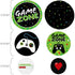 Giant Circle Confetti - Big Dot of Happiness Game Zone - Pixel Video Game Party Decorations - 27 Count