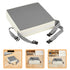 TOYANDONA Dining Booster Seat, Portable High Chair Booster Cushion with Detachable Sponge Pad, Leather Cover, Non-Slip