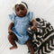 SARANONI Super Soft Blankets for Babies - Ultra Soft Double Layer Luxury (Mudcloth, Security 20" x 15")