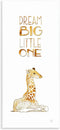 The Kids Room By Stupell Dream Big Little One Giraffe Wall Plaque