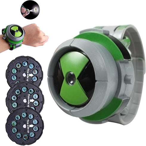 Ben Watch Toys Ben Omnitrix Alien Force Ultimatrix for Boys Kids Projector Watch Action Figures Model Toy