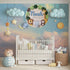 Personalized Nursery Name Sign for Boys, Woodland Animals Sign for Baby Door Decor, Newborn Gifts for Boy, Nursery Wall