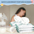 6 Pack 120 Count Threlaco Breast Pump Wipes Quick Clean and Irritant Free Resealable Convenient Breast Pump Cleaning