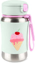 Skip Hop Toddler Sippy Cup with Straw, Sparks Stainless Steel Straw Bottle,