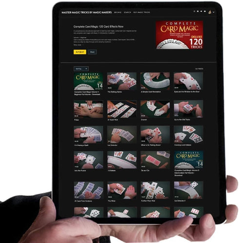 Magic Makers Complete Card Magic, 180 Card Tricks & Routines for Beginners to Advanced Levels