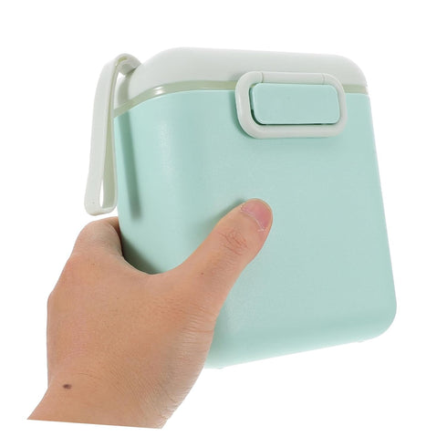 Portable Formula Container Capacity Travel Dispenser with Multi Compartment Design Lightweight Cork Material for Milk