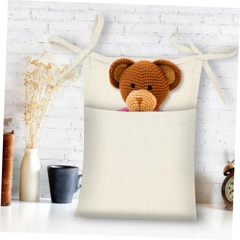 Cabilock Bedside Hanging Organizer Pouch Multi Functional Storage Bag for Diapers Sundries for Cribs Cabinets Bedrooms