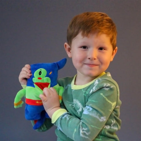 The Tooth Brigade Tooth Fairy Pillow, Stuffed Plush with Large Pocket for Lost Teeth, Treasures, and Prizes - Fun Kids