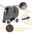 Lydomie Rain Cover for Stroller Winter, Universal Double Stroller Rain Cover Front Back, Double Stroller Cover for Rain