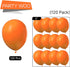 PartyWoo Tangerine Orange Balloons, 120 pcs 5 Inch Dark Orange Balloons for Party Decorations, Birthday, Wedding