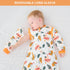 amo nenes 2.5 0-6M Baby Sleep Sack, TOG Winter Wearable Blanket, Removable Long Sleeves Baby Sleeping Bag for Infants