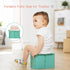 Portable Potty Seat for Toddler Foldable Travel Potty Training Toilet Seat with Cleaning Bags Reusable for Outdoor