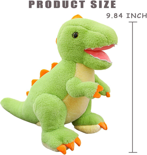 Cute Dinosaur Stuffed Animals Plush Toys, 9.84 Inch Tyrannosaurus Plushies, Great Birthday Gifts for Kids