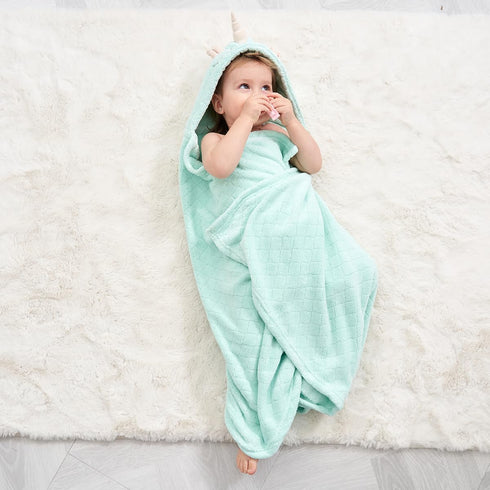 FUBANRAY 4-Pack 0-5 50'' 32'' Toddler Bath Towel Baby Bath Towels for Kid Years- Bath Beach Pool -Absorbent & Soft