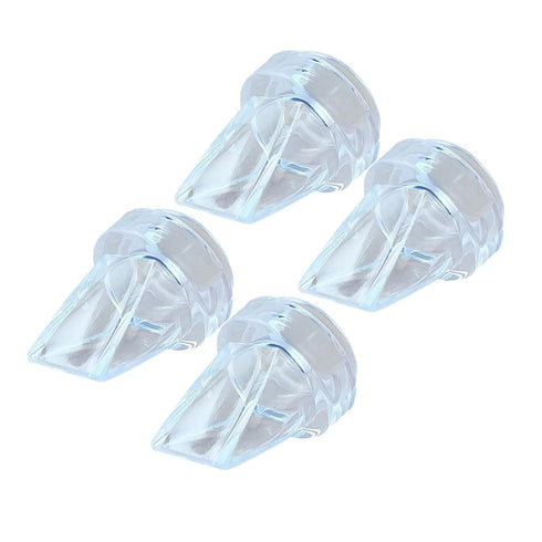 Greabuy 4pcs Silicone Duckbill Valves Rubber for Breast Accessories Maximize Milk Breast Pumps