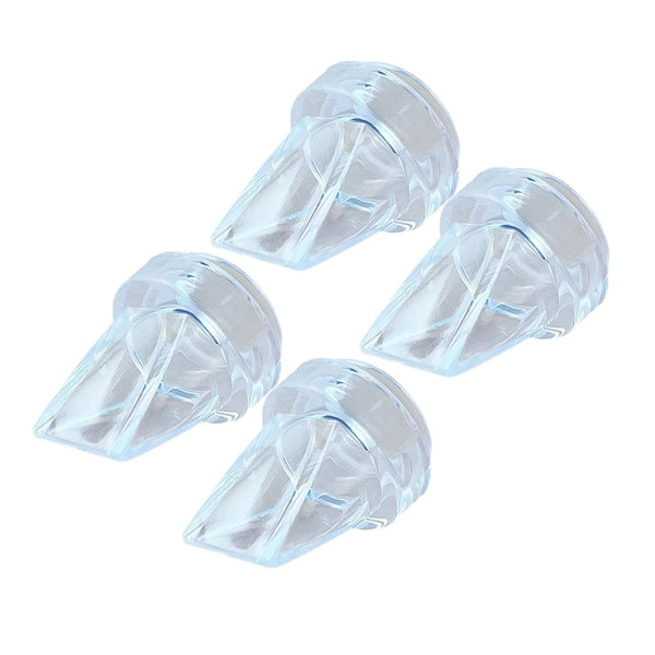 Greabuy 4pcs Silicone Duckbill Valves Rubber for Breast Accessories Maximize Milk Breast Pumps