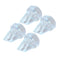 Greabuy 4pcs Silicone Duckbill Valves Rubber for Breast Accessories Maximize Milk Breast Pumps